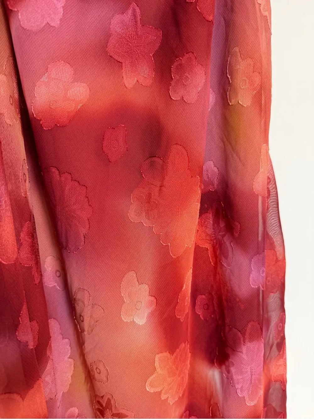 12th Tribe Maris Plum Floral Maxi Dress - Picture 6 of 7